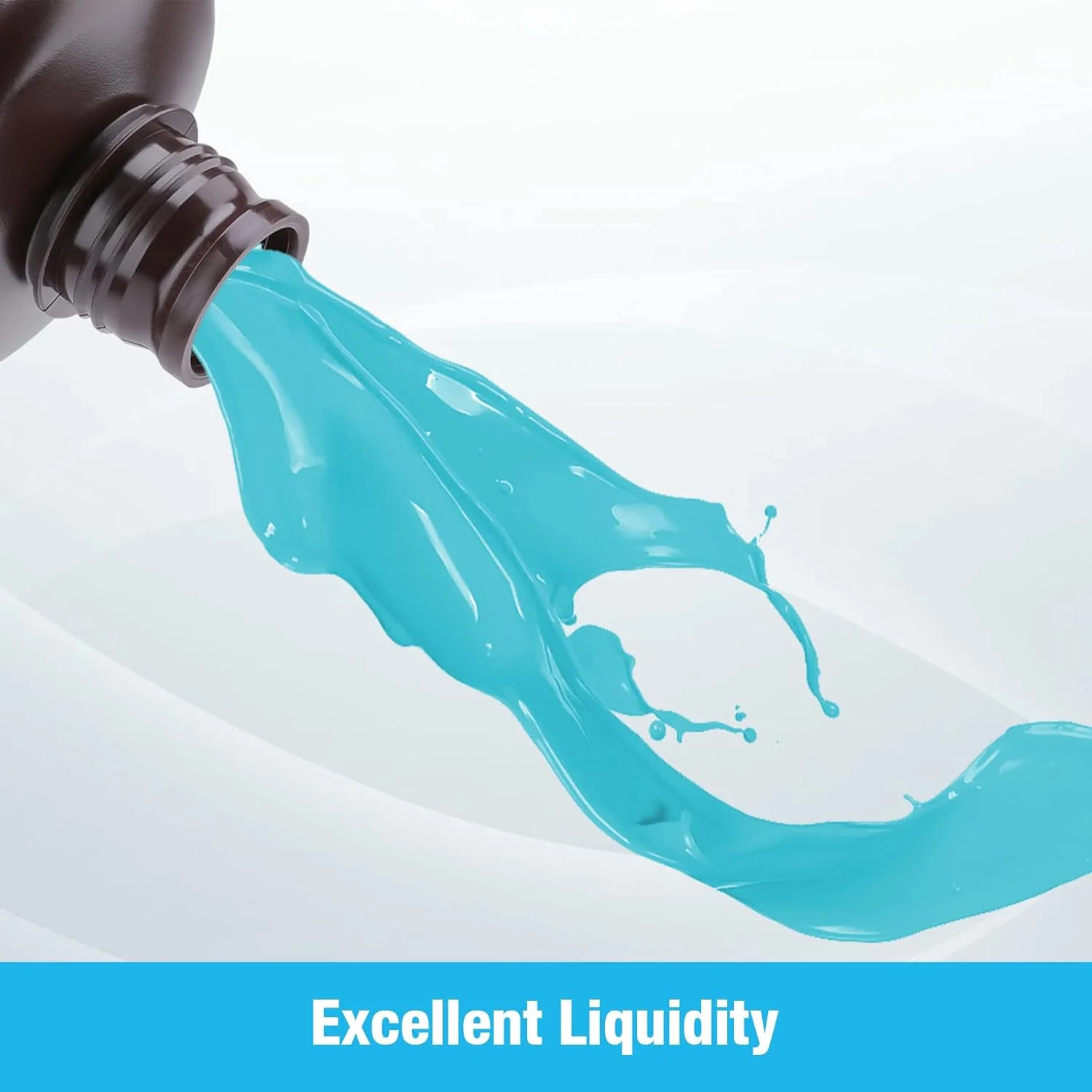 رزین پرینتر سه بعدی Deeplee ELEGOO، رزین استاندارد UV خشک شونده سریع 405 نانومتری LCD، رزین فوتوپلیمر با دقت بالا، غیر سمی، کم بو برای پرینت سه بعدی DLP/LCD، آبی روشن 1000 گرم