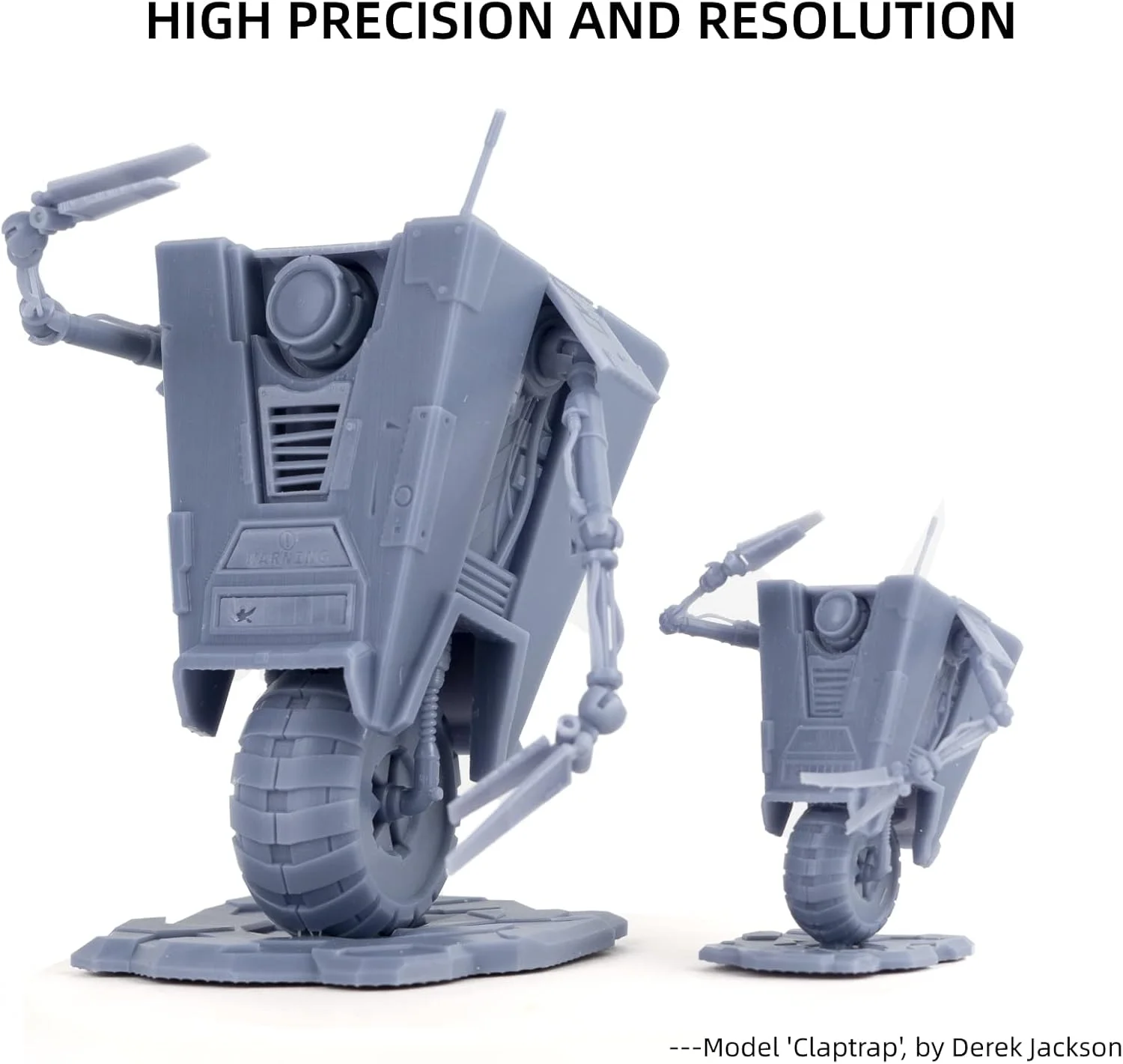 رزین پرینتر سه بعدی Siraya Tech Build - رزین مهندسی با دقت بالا، غیر شکننده، قابل رزوه کاری، انقباض و تاب برداشتن کم، برای مدل های دقیق و قطعات کاربردی و پرینترهای سه بعدی LCD 8K (خاکستری سونیک، 1 کیلوگرم)