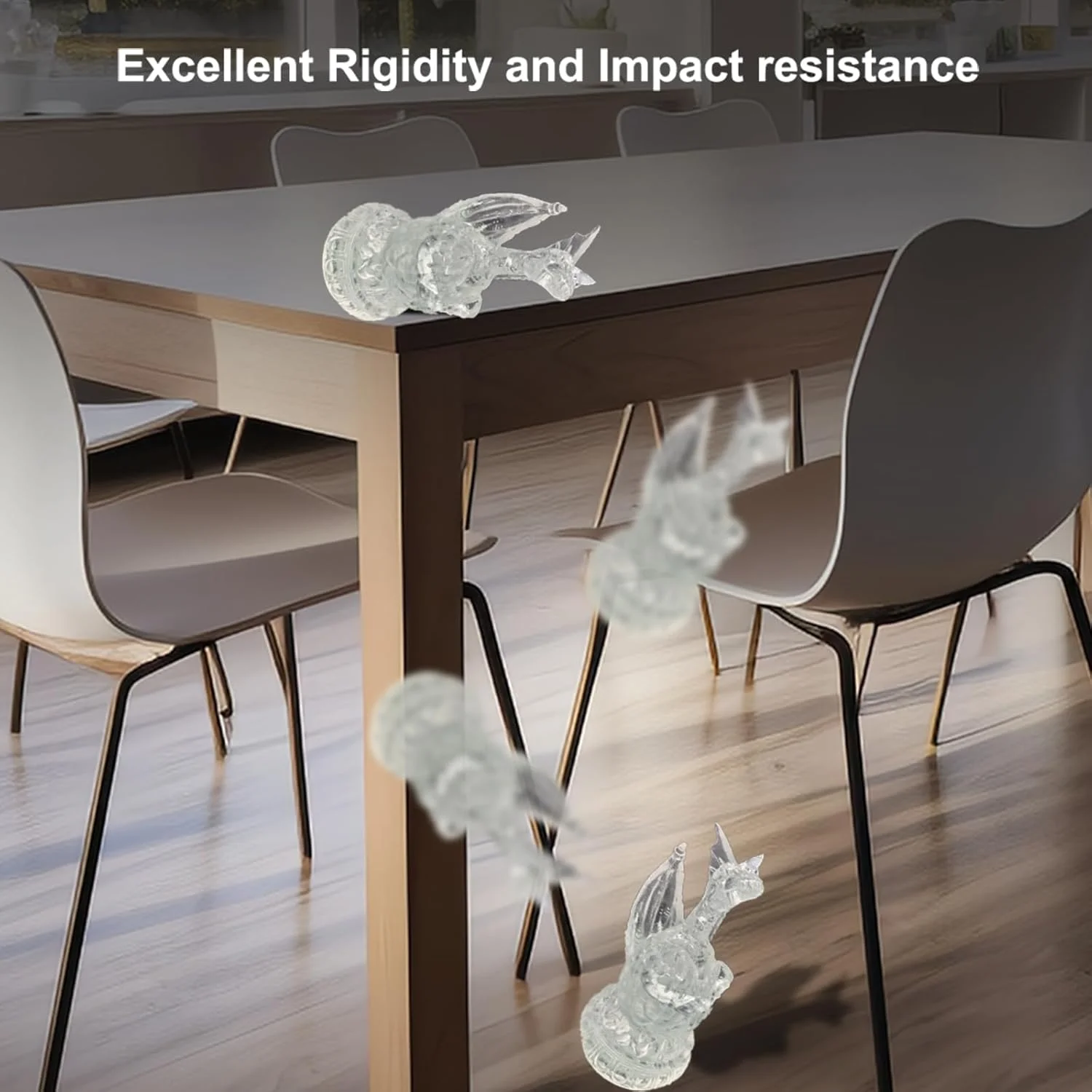 رزین سخت چاپگر سه بعدی Siraya Tech Blu با چقرمگی بالا، رزولوشن قوی و دقیق، رزین سریع پخت UV 405 نانومتری برای چاپگر سه بعدی LCD DLP 8K (شفاف V2، 1 کیلوگرم)