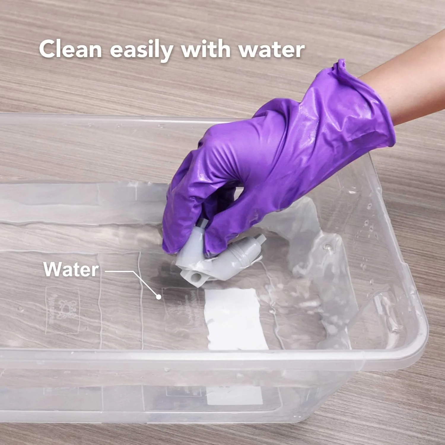 رزین پرینتر سه بعدی قابل شستشو با آب Phrozen [خاکستری مدل]، رزین فوتوپلیمری سخت شونده با UV LCD 405 نانومتری برای چاپ با دقت بالا، بوی کم، غیر شکننده، تمیز کردن و پخت آسان (1 کیلوگرم)