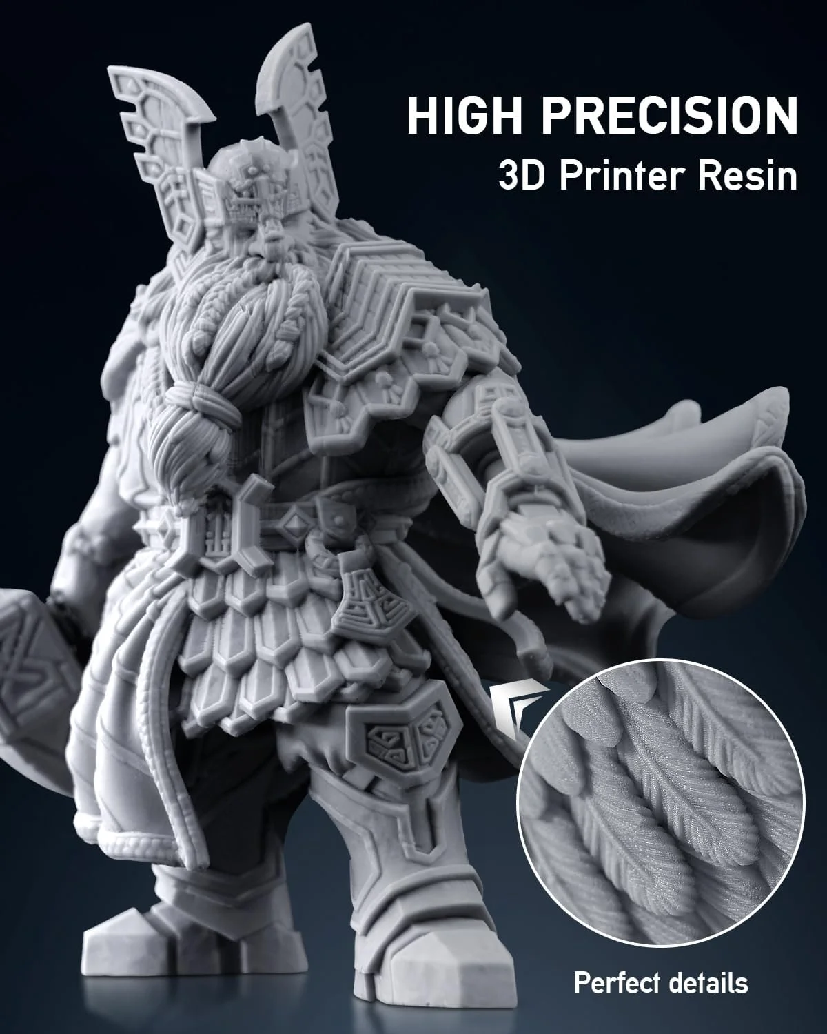 رزین 2000 گرمی ABS لایک سانلو برای پرینتر سه بعدی، رزین فوتوپلیمر کیورینگ UV 405 نانومتری سریع برای پرینترهای LCD/DLP/SLA 2K 6K 8K، غیر شکننده، دقت بالا، بو کم