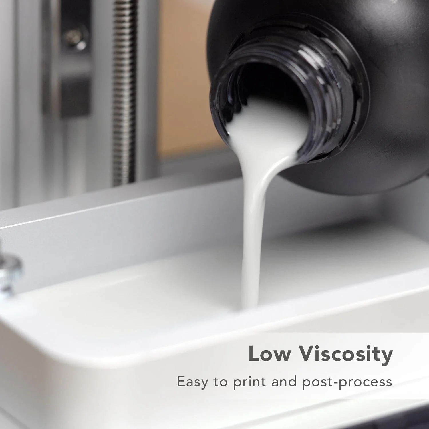 رزین سریع پرینتر سه بعدی Phrozen مدل [Aqua Snow-Gray 8K]، رزین استاندارد فوتوپلیمری UV با طول موج 405 نانومتر LCD برای مدل های بسیار دقیق، بدون بو و غیر شکننده، بهترین عملکرد با پرینتر سه بعدی LCD 8K (1 کیلوگرم)