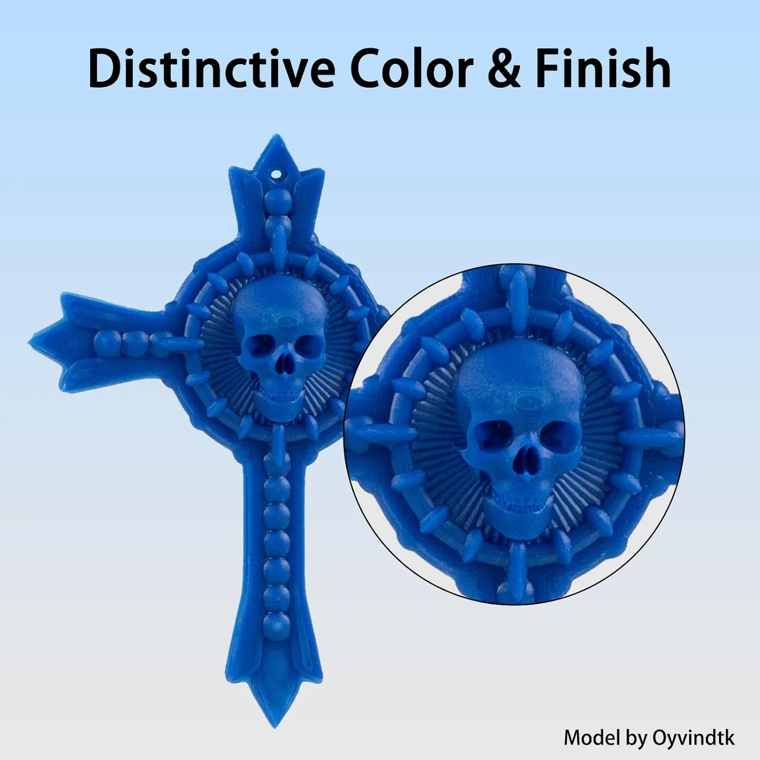 رزین ریخته گری سه بعدی Siraya Tech Cast، بهترین تعادل بین سوزاندن آسان و چاپ سطح صاف، رزین پخت UV با رزولوشن بالا 405 نانومتر برای جواهرات و قطعات فلزی (آبی سلطنتی، 1 کیلوگرم)