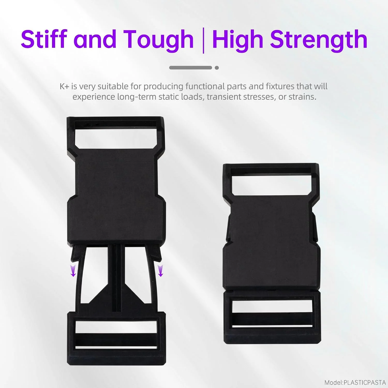 رزین پرینتر سه بعدی مقاوم RESIONE - رزین سه بعدی شبیه ABS با دقت بالا، مقاوم در برابر خراش، با جذب آب کم و جزئیات دقیق (مشکی خالص، 1000 گرم)