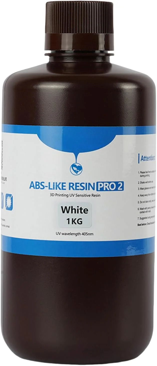 رزین فرابنفش 405 نانومتری پرینتر سه بعدی شبیه ABS برای پرینترهای LCD DLP، رزین مایع با پخت سریع