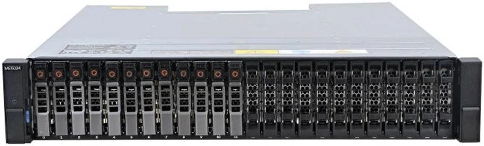 آرایه ذخیره سازی Dell ME5024، کنترلر دوگانه 8 پورت 32 گیگابایتی FC Type-B، پورت 8x SFP+، ریل های رک 2U، درایو حالت جامد 8x 3.84 ترابایتی SSD SAS، پرکننده هارد دیسک، منبع تغذیه 2x 580W | ME5024 آرایه ذخیره سازی Dell ME5024، کنترلر دوگانه 8 پورت 32 گیگابایتی FC Type-B، پورت 8x SFP+، ریل های رک 2U، درایو حالت جامد 8x 3.84 ترابایتی SSD SAS، پرکننده هارد دیسک، منبع تغذیه 2x 580W | ME5024