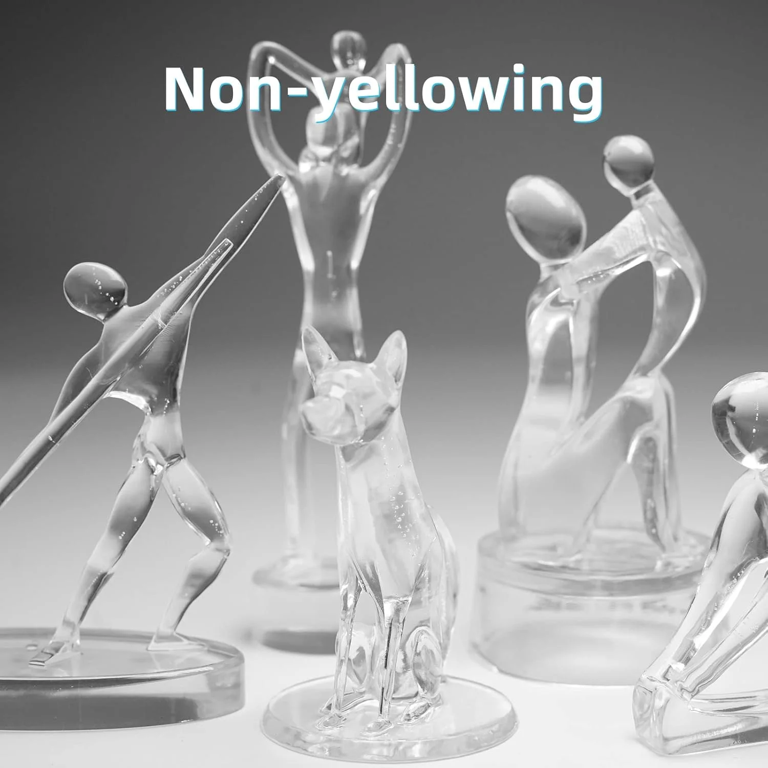 رزین پرینتر سه بعدی RESIONE G217 شفاف، رزین سخت و مقاوم شبیه ABS، بدون زرد شدن، برای پرینت سه بعدی DLP MSLA LCD (1000 گرم)