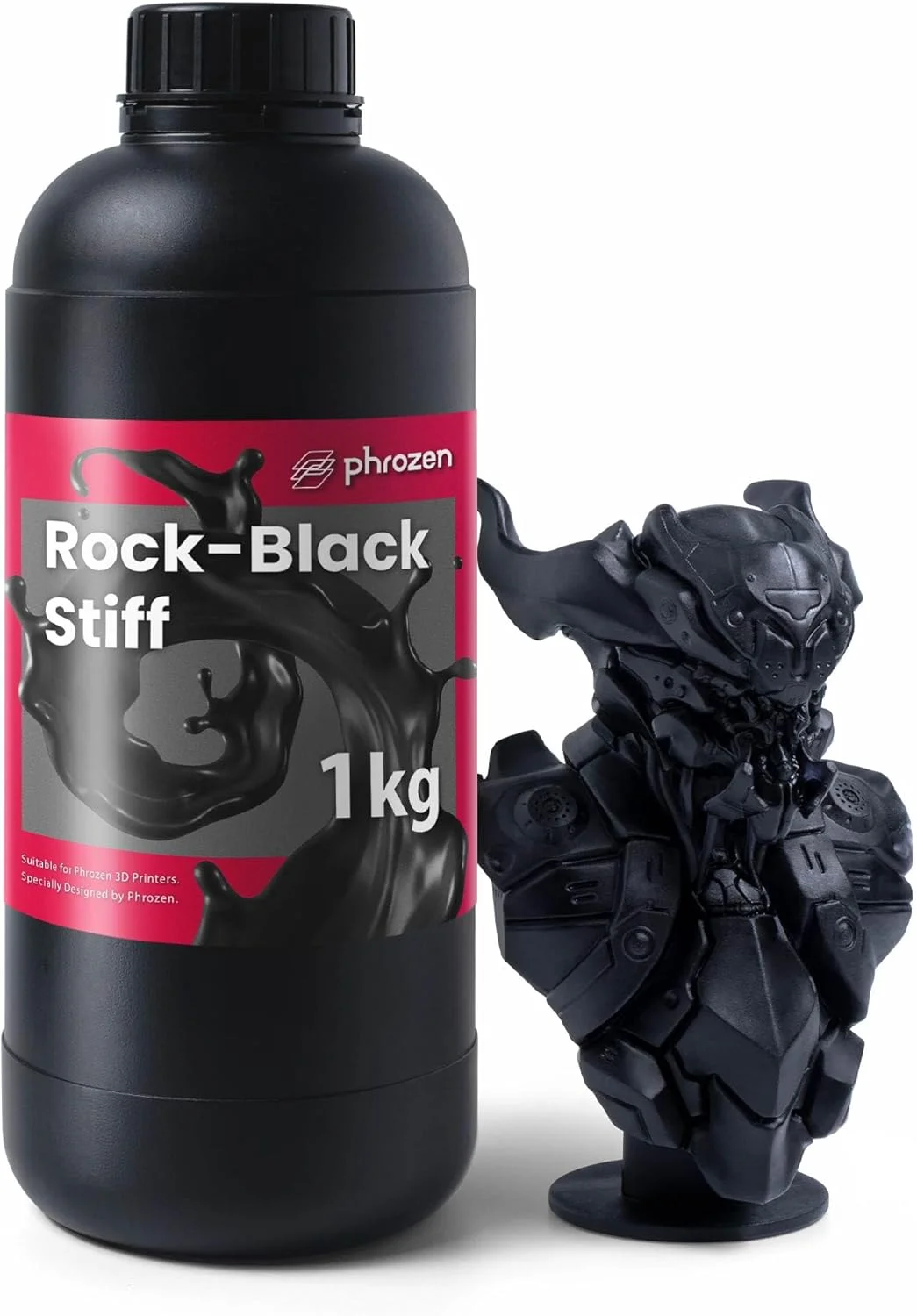 رزین پرینت سه بعدی سخت و مقاوم Phrozen Rock-Black، یک کیلوگرم