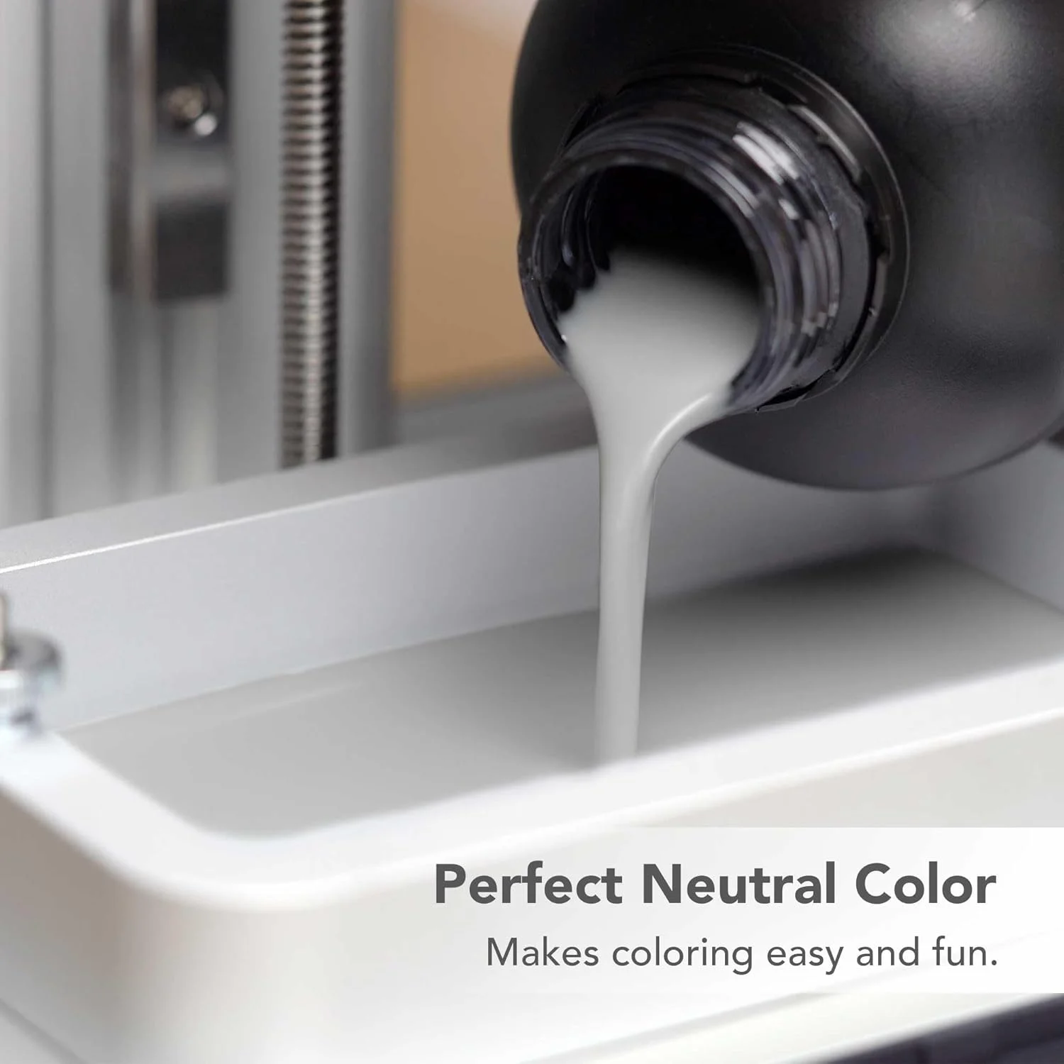 رزین سریع آب‌شوی پرینتر سه بعدی PHROZEN، مدل خاکستری رزین فوتوپلیمر UV کیورینگ LCD با طول موج 405 نانومتر برای پرینت با دقت بالا، بوی کم، غیر شکننده، چاپ آسان، تمیز کردن و کیور آسان (1 کیلوگرم)