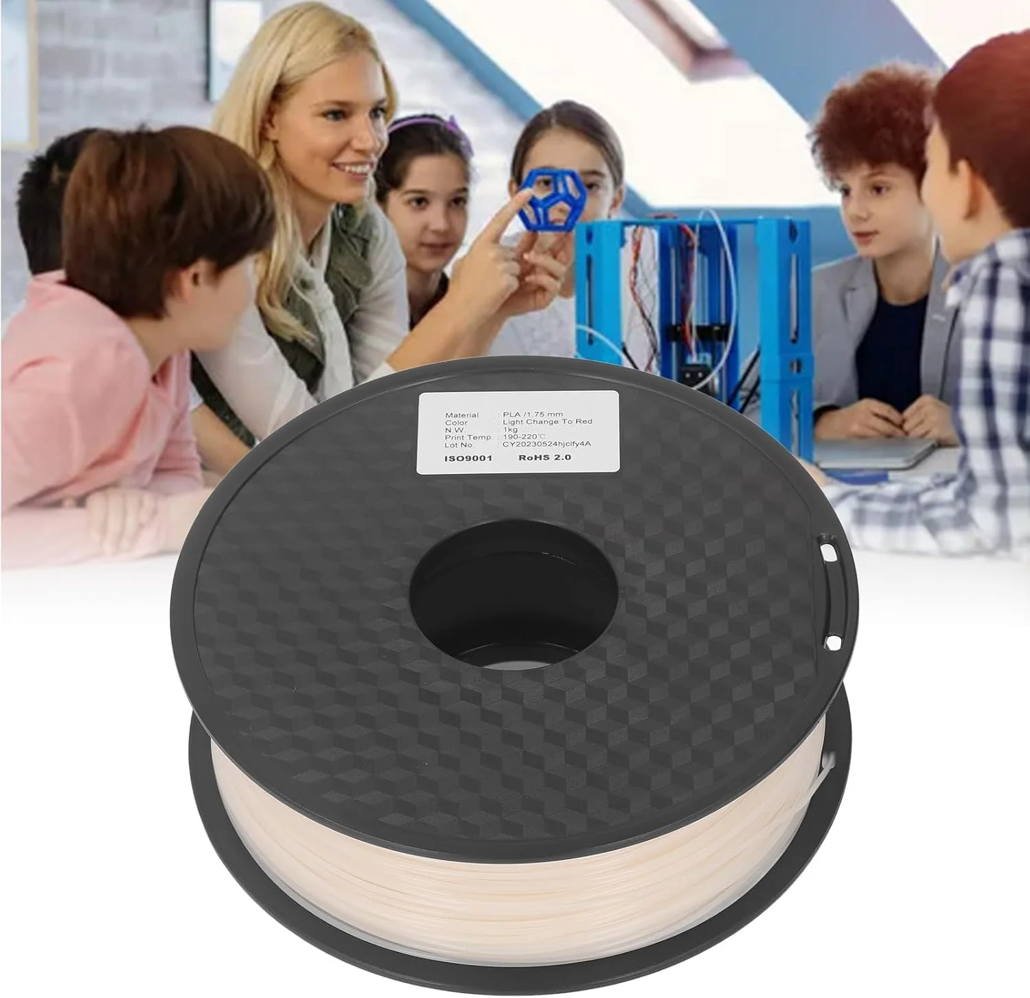 مواد مصرفی پرینت سه بعدی PLA، سه بعدی با شفافیت عالی مواد مصرفی پرینت سه بعدی PLA، سه بعدی با شفافیت عالی