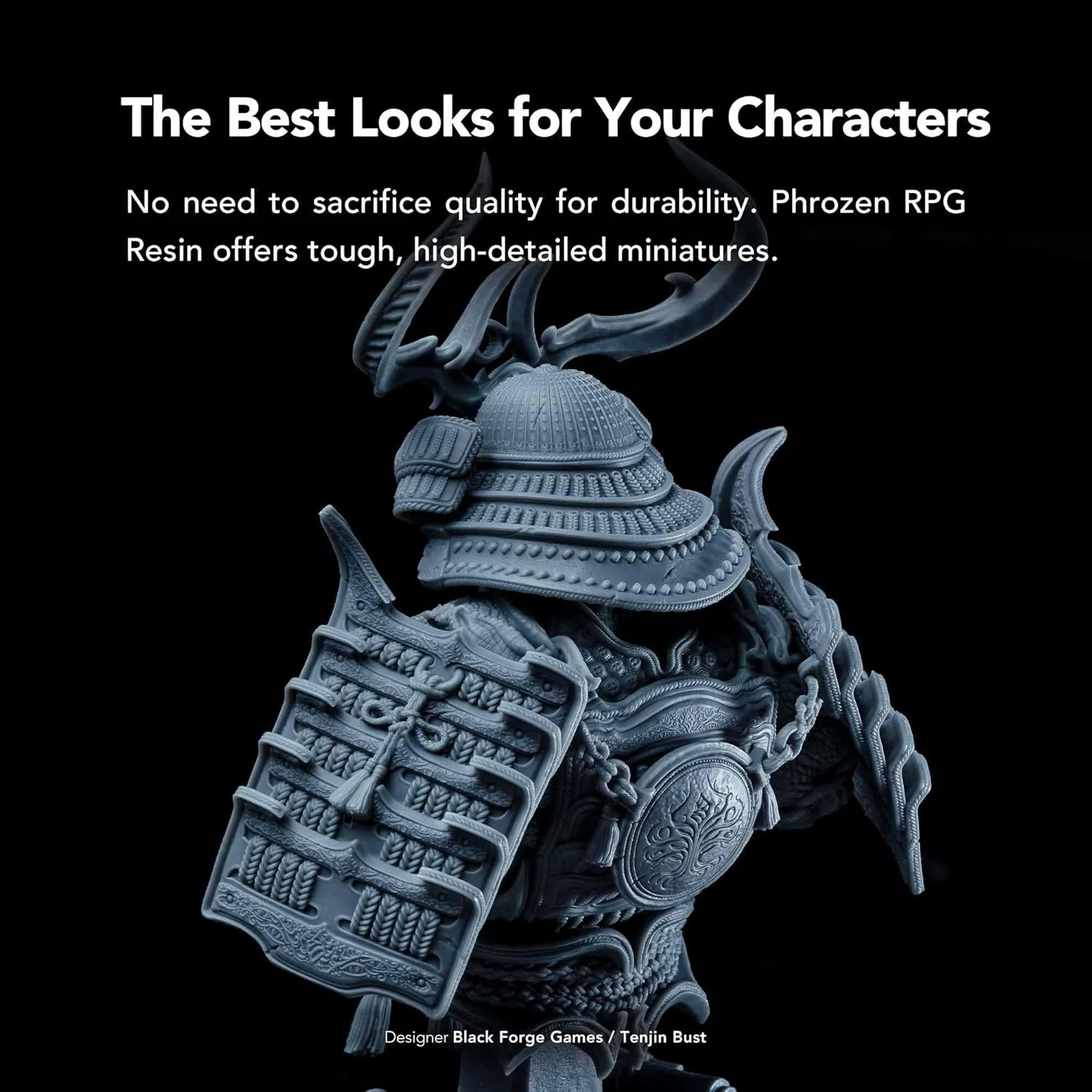 رزین پرینت سه بعدی سریع Phrozen - رزین [RPG]، انقباض کم، دقت فوق العاده، سطح صاف، رزین فوتوپلیمر کیورینگ UV LCD با طول موج 405 نانومتر، دودی (1 کیلوگرم)