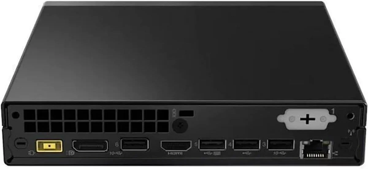 کامپیوتر رومیزی لنوو ThinkCentre neo 50q Gen 4 12LN000CUS - پردازنده Intel Core i5 نسل سیزدهم i5-13420H هشت هسته ای (8 هسته) - 8 گیگابایت رم DDR4 SDRAM - 256 گیگابایت SSD M.2 PCI Express NVMe 4.0 x4 - بسیار کوچک - مشکی