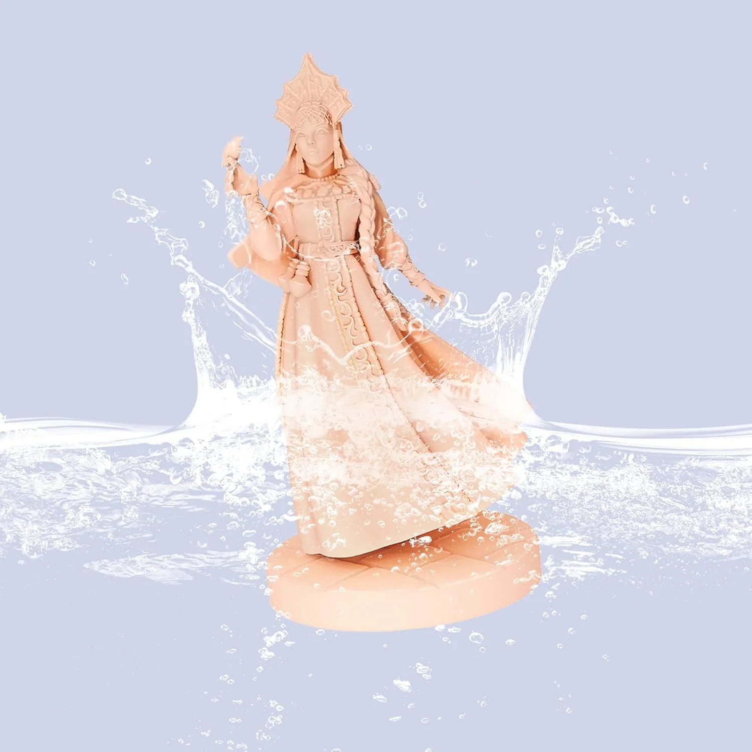 رزین سه بعدی قابل شستشو با آب ELEGOO، رزین 1 کیلوگرمی پرینتر سه بعدی 405 نانومتری UV با پخت سریع، رزین سه بعدی 1000 گرمی برای پرینتر سه بعدی LCD/DLP/MSLA، رزین فوتوپلیمری با دقت بالا و بوی کم، 1000 گرمی بژ