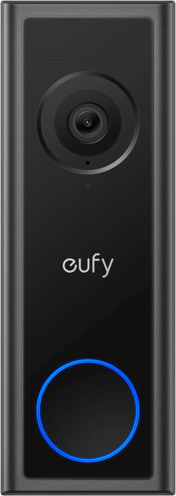 درب منزل تصویری Eufy Security، با باتری، 2K FHD، نمای گسترده 16:9، نصب آسان، تماس ویدیویی زنده، تشخیص انسان و حرکت، سازگار با HomeBase S380، بدون هزینه ماهانه | C30