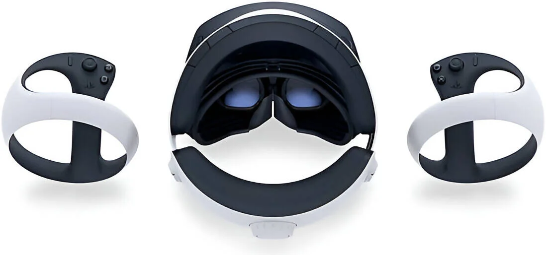 هدست واقعیت مجازی سونی PlayStation VR2 به همراه بسته Horizon Call of Mountain، 2x 2000x2040 OLED 120Hz، تنظیم جداسازی لنز، حسگر حرکتی 6 محوره، لرزش روی هدست، USB Type-C، سفید | CFIZVR1WHORVCH