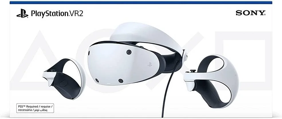 هدست واقعیت مجازی پلی استیشن VR2 سونی، دو نمایشگر 2000x2040 OLED با نرخ 120 هرتز، جداسازی لنز قابل تنظیم، سیستم حسگر حرکتی 6 محوره، لرزش روی هدست، میکروفون داخلی، USB Type-C، سفید | CFIZVR1WM