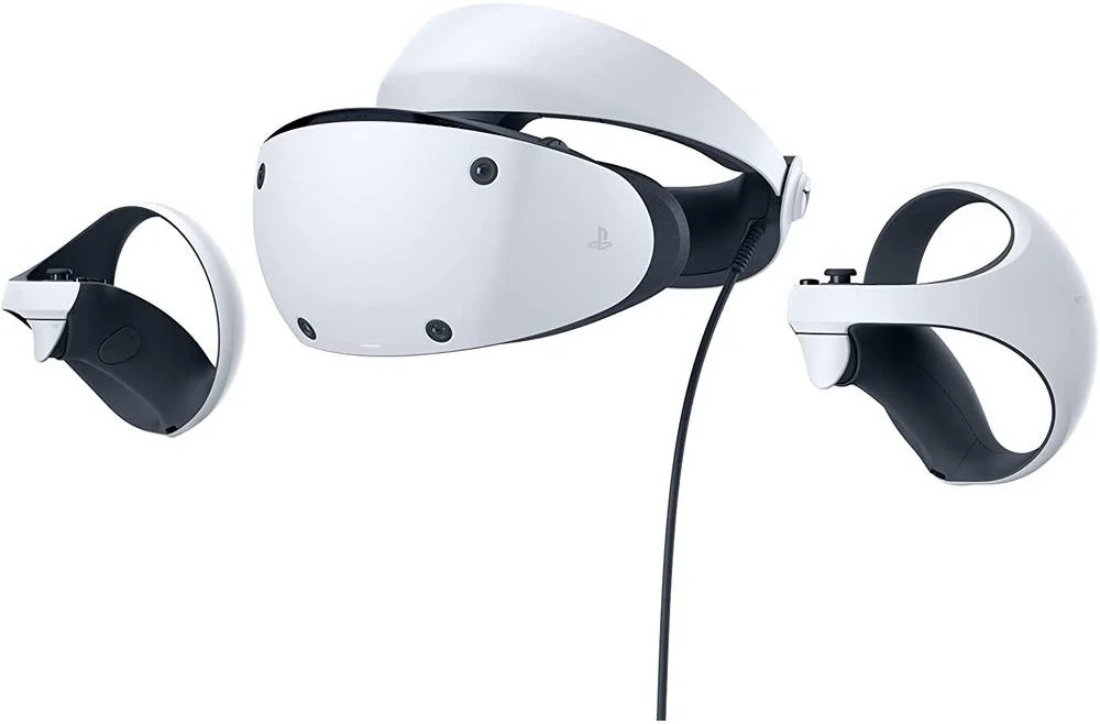 هدست واقعیت مجازی پلی استیشن VR2 سونی، دو نمایشگر 2000x2040 OLED با نرخ 120 هرتز، جداسازی لنز قابل تنظیم، سیستم حسگر حرکتی 6 محوره، لرزش روی هدست، میکروفون داخلی، USB Type-C، سفید | CFIZVR1WM هدست واقعیت مجازی پلی استیشن VR2 سونی، دو نمایشگر 2000x2040 OLED با نرخ 120 هرتز، جداسازی لنز قابل تنظیم، سیستم حسگر حرکتی 6 محوره، لرزش روی هدست، میکروفون داخلی، USB Type-C، سفید | CFIZVR1WM