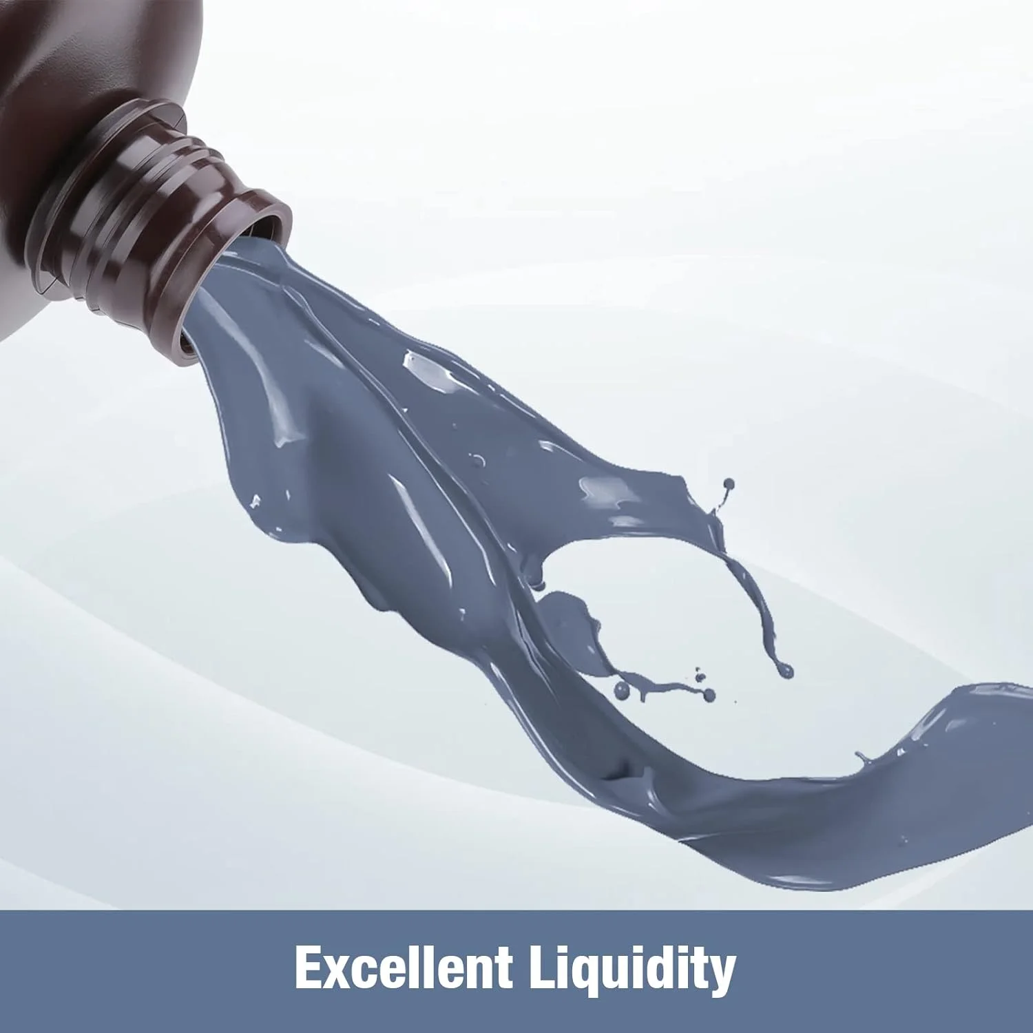 رزین پرینتر سه بعدی Deeplee ELEGOO، رزین استاندارد پخت سریع UV با طول موج 405 نانومتر LCD، رزین فوتوپلیمر با دقت بالا، غیر سمی و کم بو برای پرینت سه بعدی DLP/LCD، خاکستری 1000 گرم