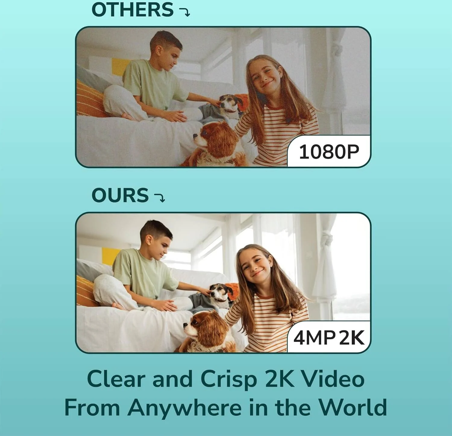 دوربین امنیتی داخلی PTZ پرومج 4 مگاپیکسل 2K+ با دید در شب IR، ردیابی حرکت، وای فای دو بانده، صدای دو طرفه، فضای ذخیره سازی ابری 256 گیگابایتی، پشتیبانی از Cloud Edge و ONVIF