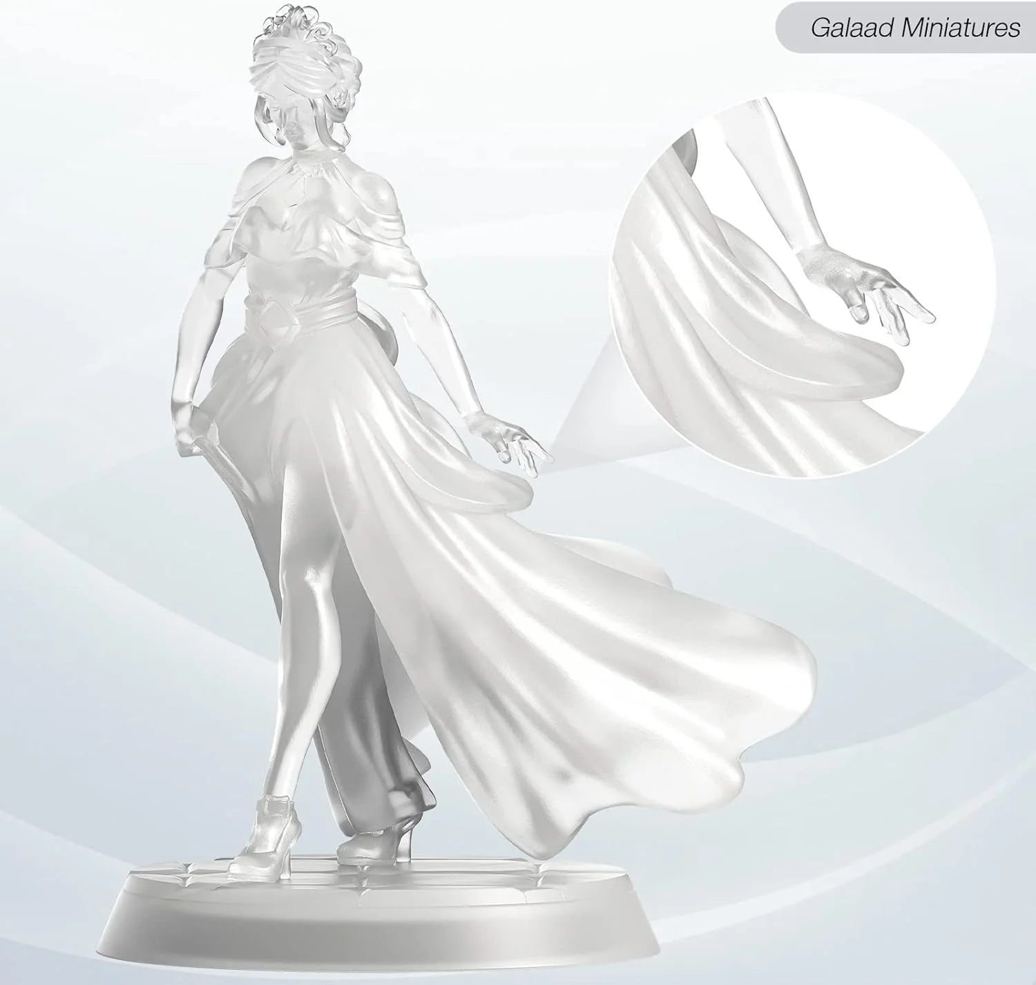 رزین پرینتر سه بعدی Deeplee ELEGOO، رزین استاندارد پخت سریع UV با طول موج 405 نانومتر، رزین فوتوپلیمری با دقت بالا، غیر سمی و کم بو برای پرینت سه بعدی DLP/LCD، شفاف 1000 گرمی