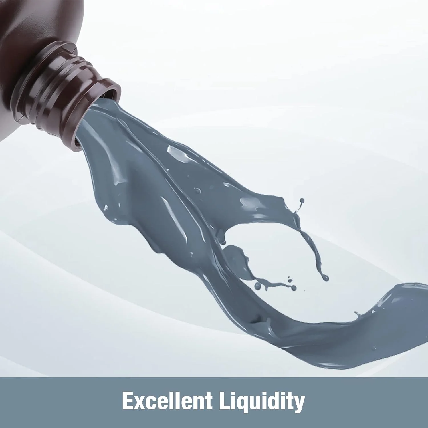 رزین استاندارد Deeplee ELEGOO 2.0 رزین فوتوپلیمر 405 نانومتری پرینتر سه بعدی برای چاپ سه بعدی DLP/LCD خاکستری 1000 گرمی