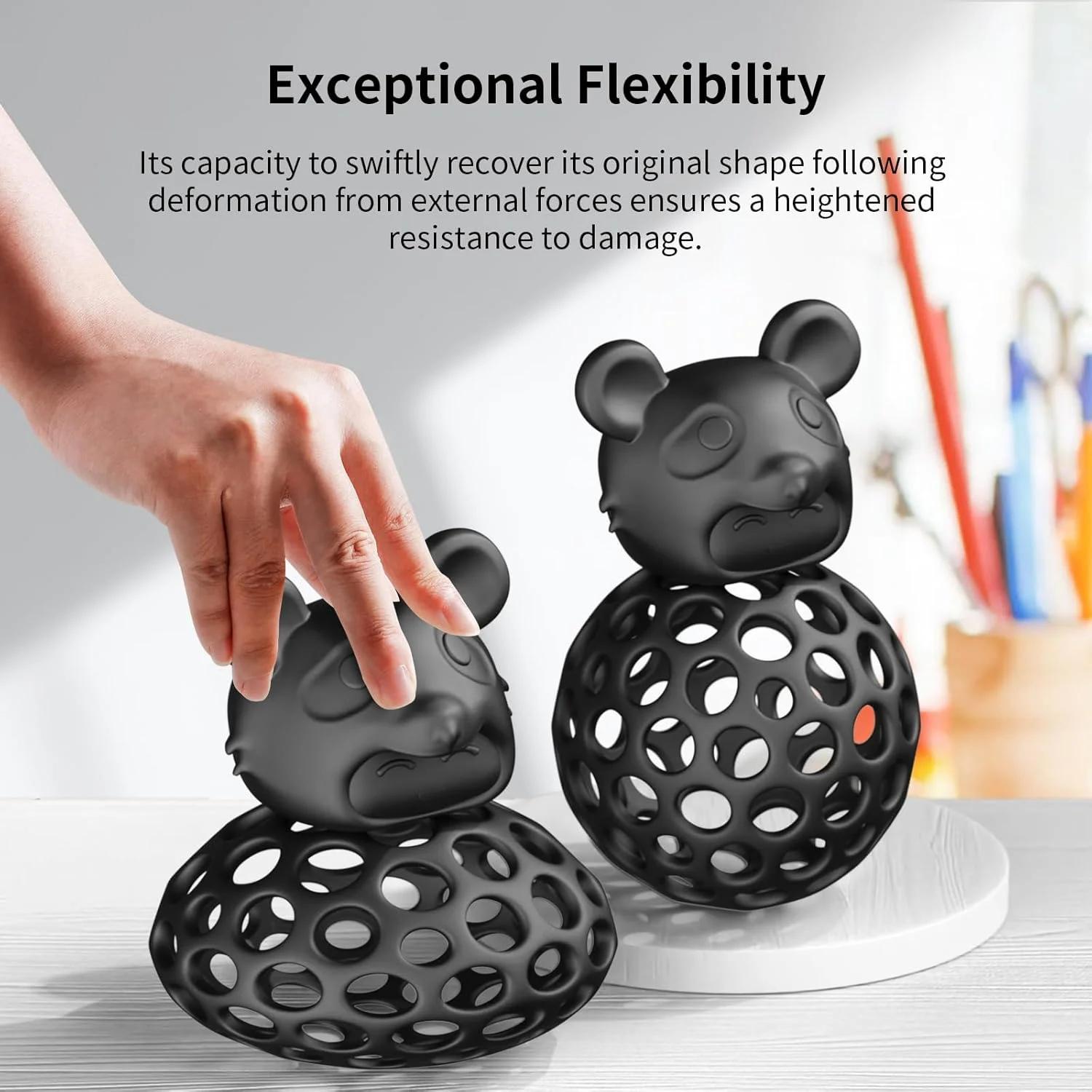 رزین فوق مقاوم ANYCUBIC، رزین پرینتر سه بعدی با مقاومت ضربه ای قوی و انعطاف پذیری بالا، مناسب برای استفاده مستقیم یا به عنوان افزودنی، سازگار با پرینت