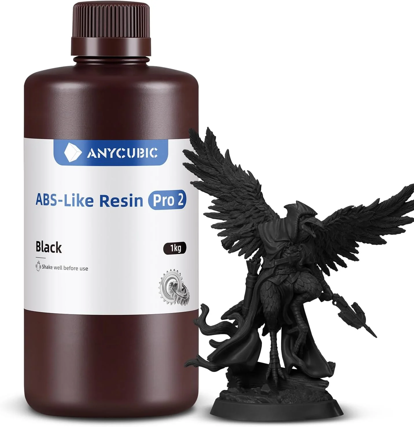 رزین پرینتر سه بعدی ANYCUBIC، رزین مشابه ABS Pro 2 با استحکام و قدرت بیشتر، عملکرد بسیار بهتر از رزین مشابه ABS، بوی کم، سازگاری گسترده برای همه