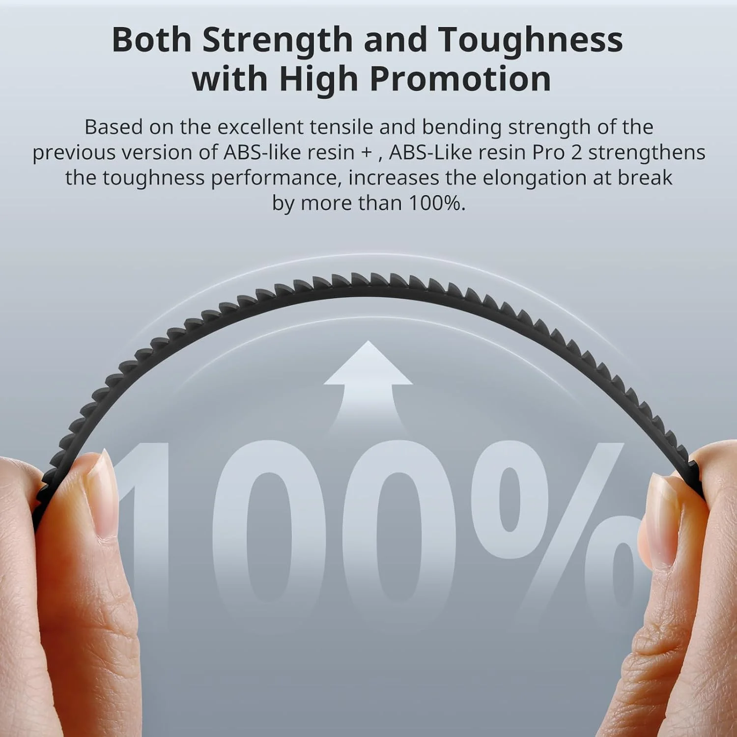 رزین پرینتر سه بعدی ANYCUBIC، رزین مشابه ABS Pro 2 با استحکام و قدرت بیشتر، عملکرد بسیار بهتر از رزین مشابه ABS، بوی کم، سازگاری گسترده برای همه