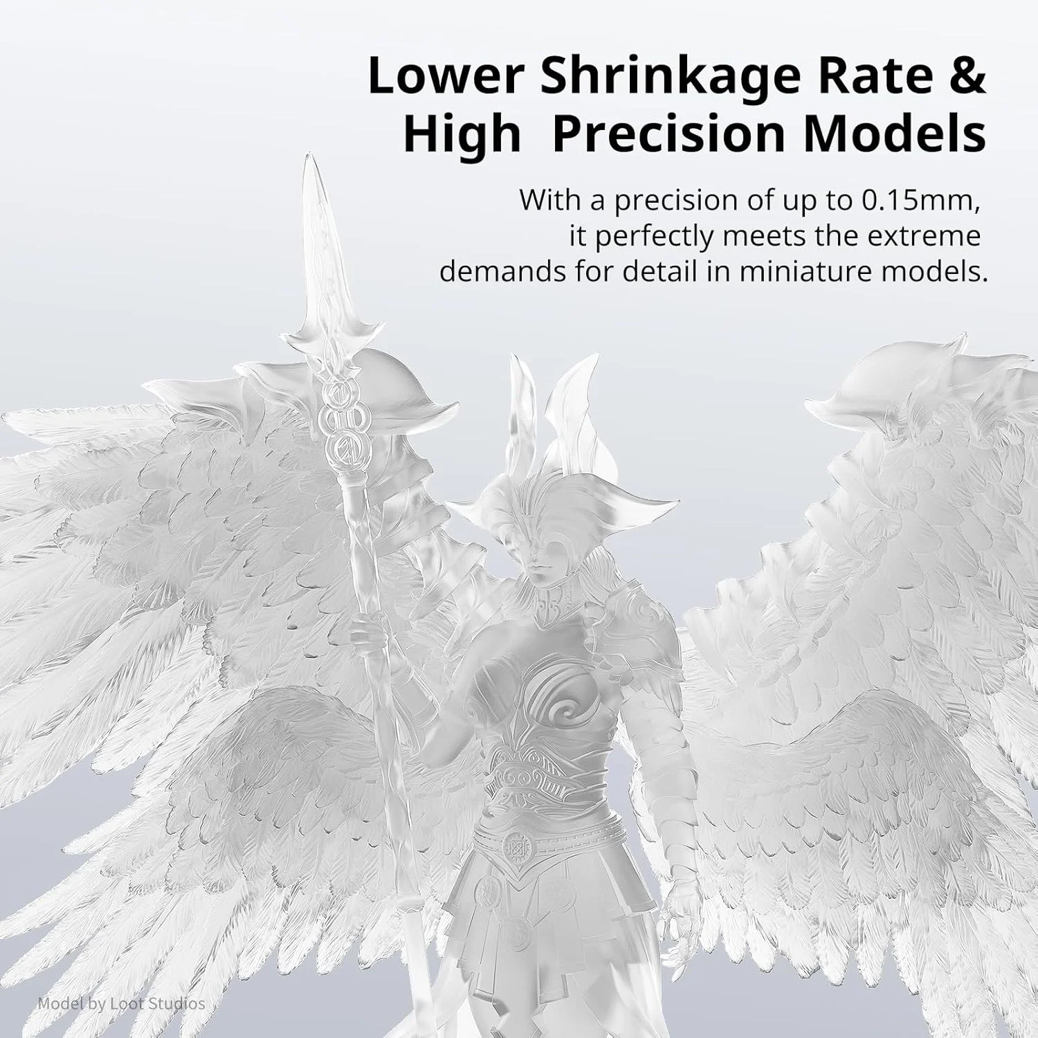 رزین پرینتر سه بعدی قابل شستشو با آب ANYCUBIC، رزین UV کیورینگ 405 نانومتری با دقت بالا، رزین فوتوپلیمری با انقباض کم برای پرینت سه بعدی رزینی LCD DLP با قابلیت 8K (شفاف + شفاف، 2000 گرم) رزین پرینتر سه بعدی قابل شستشو با آب ANYCUBIC، رزین UV کیورینگ 405 نانومتری با دقت بالا، رزین فوتوپلیمری با انقباض کم برای پرینت سه بعدی رزینی LCD DLP با قابلیت 8K (شفاف + شفاف، 2000 گرم)