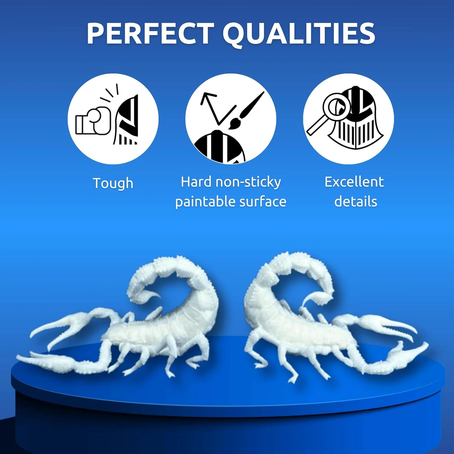 رزین پرینت سه بعدی TGM-7 برای مینیاتورهای رومیزی - مقاوم، رزولوشن بالا، بوی کم، پخت سریع، 1 لیتر رزین پرینت سه بعدی TGM-7 برای مینیاتورهای رومیزی - مقاوم، رزولوشن بالا، بوی کم، پخت سریع، 1 لیتر