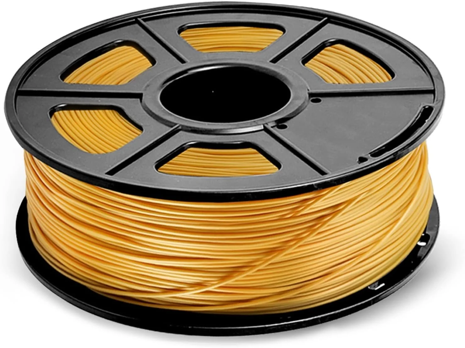 فیلامنت PLA پرینتر سه بعدی مانکس، 1 کیلوگرم، طلایی، 1.75 میلی متر، ابعاد +/- 0.05 میلی متر، مواد پلاستیکی برای چاپ سه بعدی