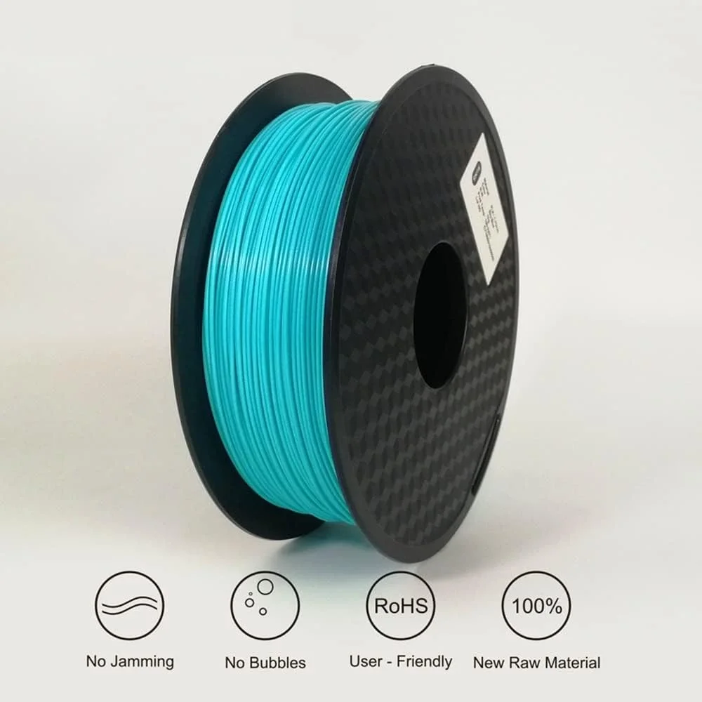 فیلامنت PLA پرینتر سه بعدی MONKX، قطر 1.75 میلی متر، تلرانس ابعادی +/- 0.05 میلی متر، 1 کیلوگرم، آبی آسمانی، مواد پلاستیکی برای پرینت سه بعدی