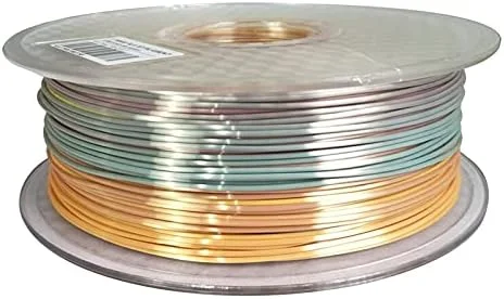 فیلامنت PLA ابریشمی رنگارنگ پرینتر سه بعدی مانکس، 1.75 میلی متر، 1 کیلوگرم، مواد مصرفی چاپ قلم سه بعدی