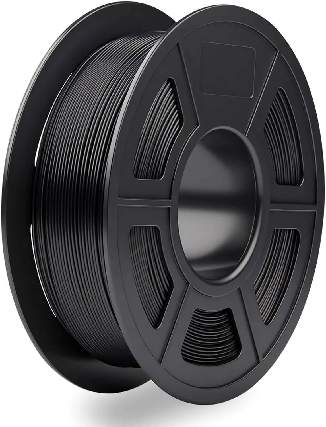 فیلامنت پرینتر سه بعدی PLA مشکی 1 کیلوگرمی، PLA مشکی با سرعت چاپ سریع، پیچش منظم با دقت ابعادی +/-0.03mm، 1 کیلوگرم/اسپول
