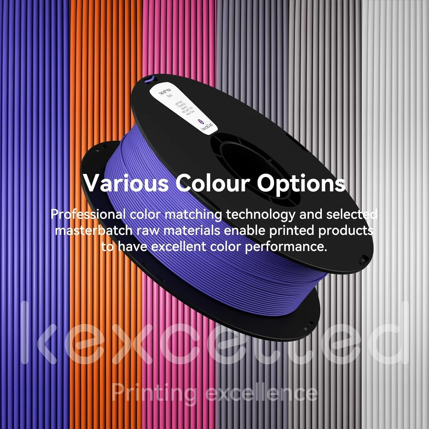 فیلامنت رنگ پوست PLA کِکسلد، ۱.۷۵ میلی‌متر، افزایش چقرمگی، دقت بالا، رنگ‌های زنده، قرقره ۱ کیلوگرمی، مواد چاپ سه بعدی برای ساخت مدل پرینتر FDM