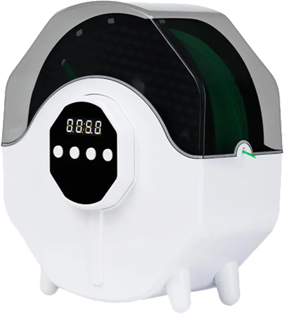 جعبه خشک کن فیلامنت پرینتر سه بعدی KASTWAVE، محفظه نگهداری فیلامنت سه بعدی، حفظ خشکی فیلامنت ها در طول پرینت سه بعدی، سازگار با مواد PLA PETG ABS با قطر 1.75 میلی متر