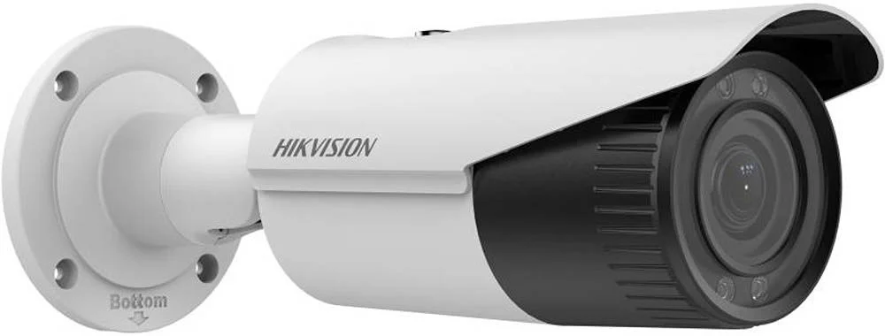 دوربین مداربسته بولت تحت شبکه وریفوکال 2 مگاپیکسلی هایک ویژن با WDR، لنز وریفوکال موتوردار 2.8 تا 12 میلی‌متری، فشرده‌سازی H.265+، برد IR تا 60 متر، اترنت RJ45، مقاوم در برابر آب و گرد و غبار IP67، سفید | DS-2CD2621G0-IZ