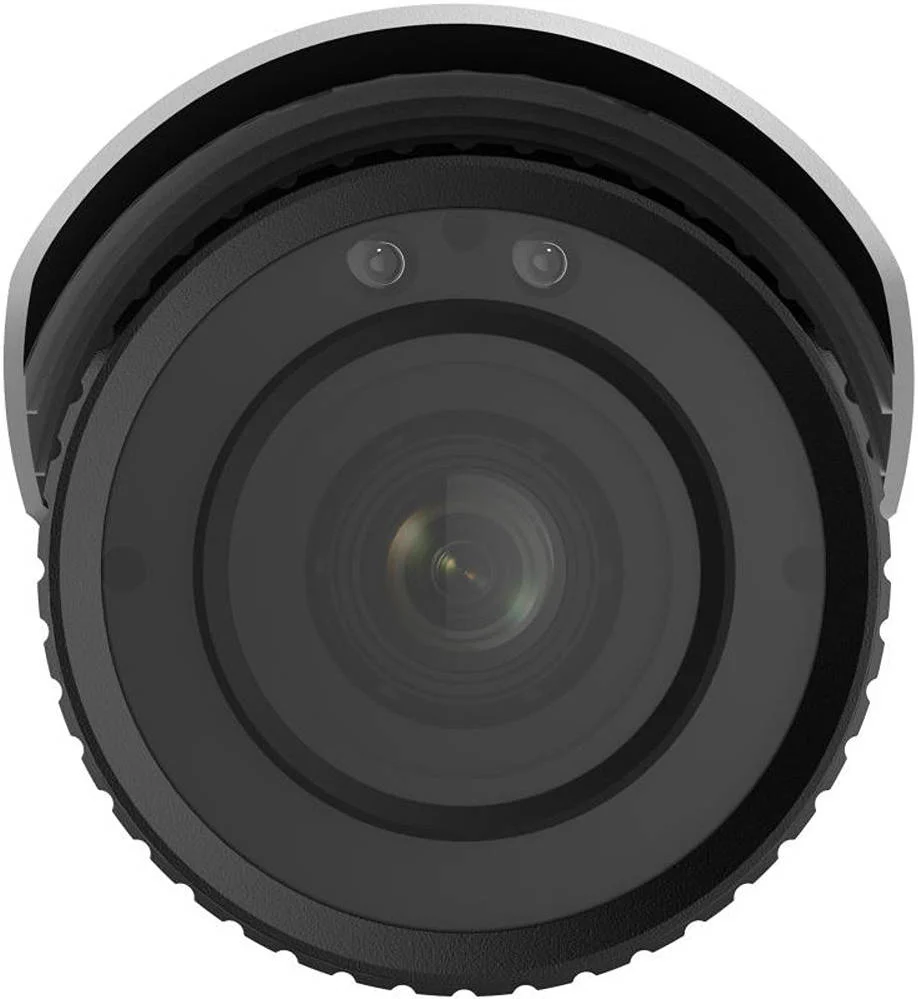 دوربین مداربسته بولت تحت شبکه وریفوکال 2 مگاپیکسلی هایک ویژن با WDR، لنز وریفوکال موتوردار 2.8 تا 12 میلی‌متری، فشرده‌سازی H.265+، برد IR تا 60 متر، اترنت RJ45، مقاوم در برابر آب و گرد و غبار IP67، سفید | DS-2CD2621G0-IZ