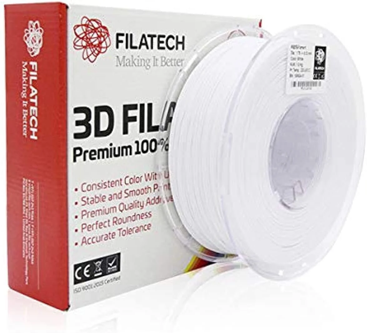 فیلامنت پرینتر سه بعدی ABS فیلا تک، سفید عاجی، 1.75 میلی متر، اسپول 1 کیلوگرمی – جنس ABS – ساخت امارات متحده عربی – فیلامنت ABS برای پرینت سه بعدی FDM بادوام