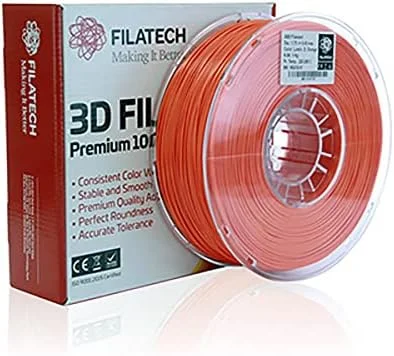 فیلامنت پرینتر سه بعدی Filatech ABS 1.75-/+0.03mm، 1.0 کیلوگرم، نارنجی تیره درخشان - ساخت امارات متحده عربی