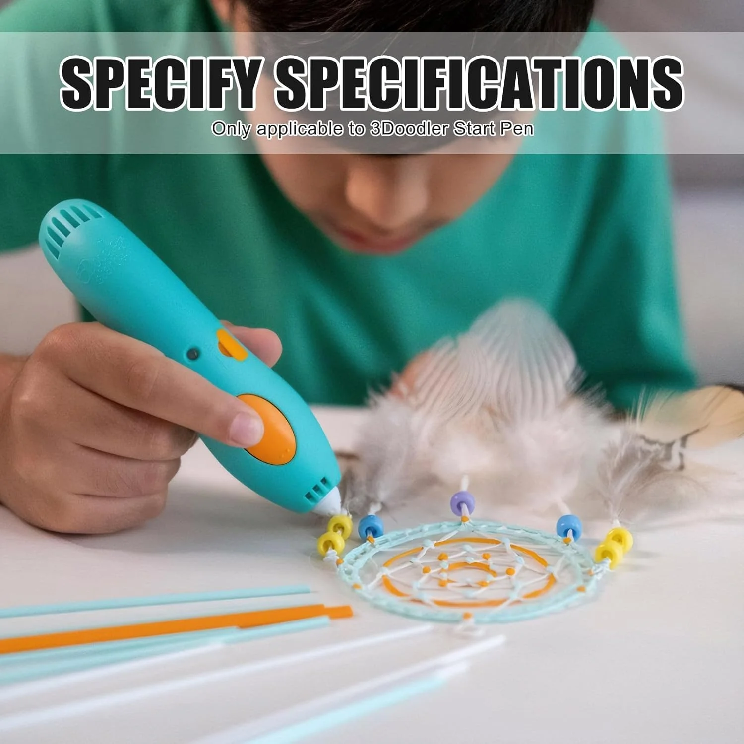 110 عدد فیلامنت خودکار سه بعدی در 22 رنگ، فیلامنت PCL با قطر 2.5 میلی متر، دمای چاپ پایین، 5 عدد از هر رنگ، مناسب برای کودکان و علاقه مندان به DIY