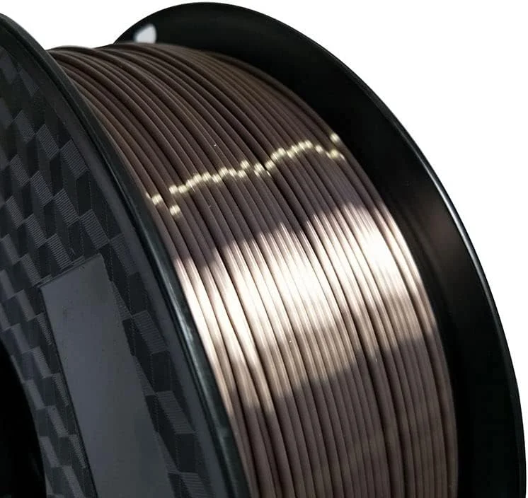 فیلامنت پرینتر سه بعدی PLA ابریشمی رزگلد 1.75 میلی متر 1 کیلوگرم مواد چاپ رنگ متالیک MONKX