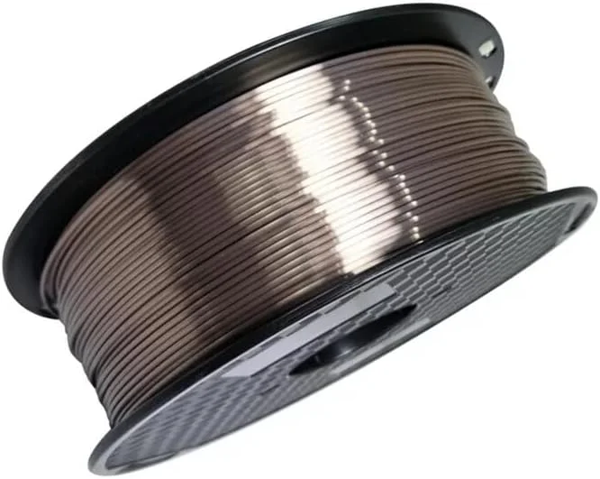 فیلامنت پرینتر سه بعدی PLA ابریشمی رزگلد 1.75 میلی متر 1 کیلوگرم مواد چاپ رنگ متالیک MONKX