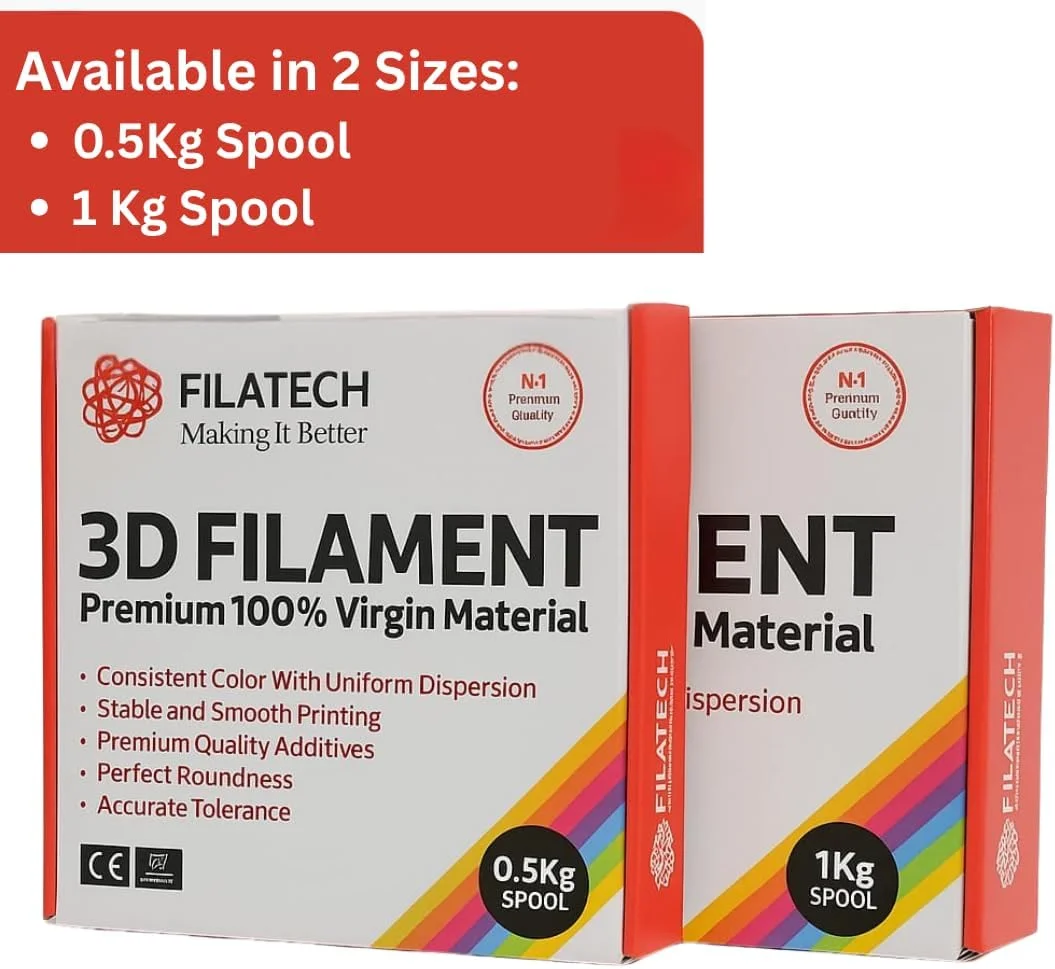 فیلامنت پرینتر سه بعدی Filatech FilaFlexible40 TPU، 1.75mm ±0.03mm، 0.5Kg، سفید، جنس TPU انعطاف پذیر، کیفیت برتر TPU - ساخت امارات متحده عربی فیلامنت پرینتر سه بعدی Filatech FilaFlexible40 TPU، 1.75mm ±0.03mm، 0.5Kg، سفید، جنس TPU انعطاف پذیر، کیفیت برتر TPU - ساخت امارات متحده عربی