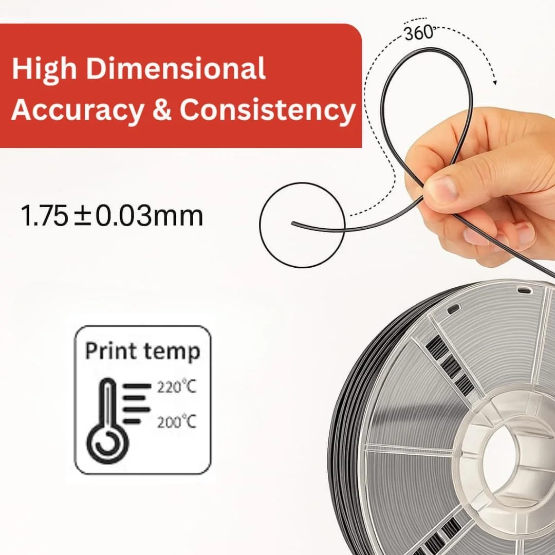 فیلامنت پرینتر سه بعدی Filatech FilaFlexible40 TPU، 1.75mm ±0.03mm، 0.5Kg، سفید، جنس TPU انعطاف پذیر، کیفیت برتر TPU - ساخت امارات متحده عربی فیلامنت پرینتر سه بعدی Filatech FilaFlexible40 TPU، 1.75mm ±0.03mm، 0.5Kg، سفید، جنس TPU انعطاف پذیر، کیفیت برتر TPU - ساخت امارات متحده عربی
