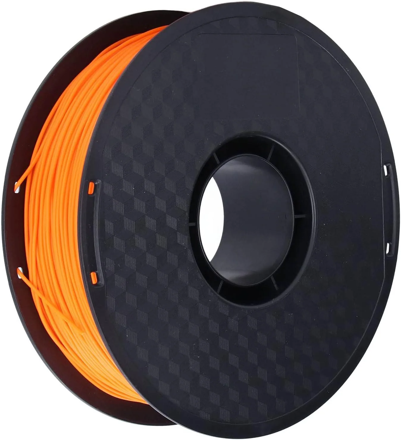 فیلامنت مواد چاپ پلاستیک PLA، مواد چاپ سه بعدی PLA، فیلامنت پرینتر سه بعدی برای لوازم جانبی قلم اکسترودر پرینتر سه بعدی 1.75 میلی متر (نارنجی)