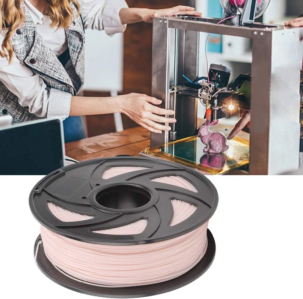 فیلامنت پرینتر سه بعدی، فیلامنت PLA رنگ پوست 1.75 میلی‌متری، مواد مصرفی چاپ سه بعدی، 1 کیلوگرم، برای دکوراسیون منزل، اسباب بازی و هدایا
