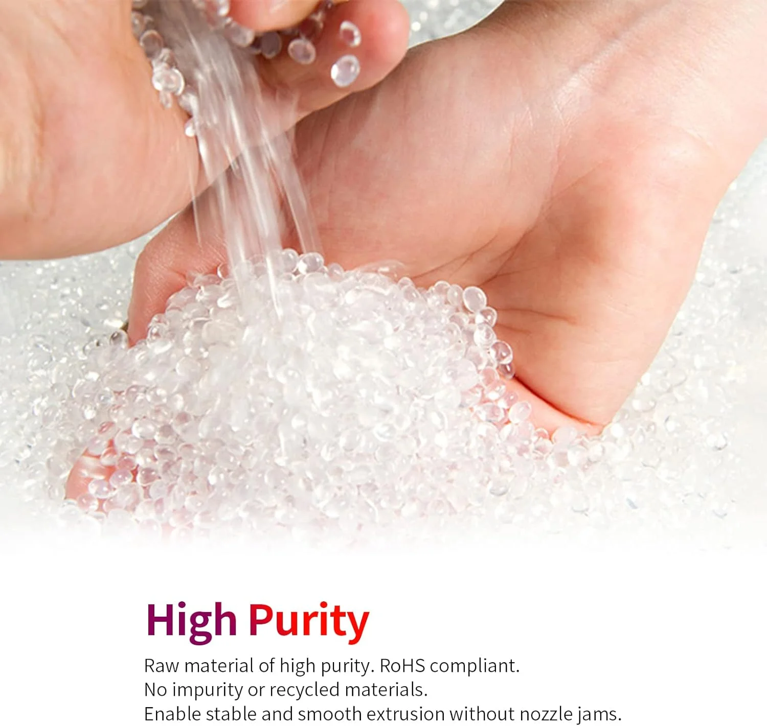 فیلامنت PLA برای پرینتر سه بعدی، قطر 1.75 میلی متر، وزن 1 کیلوگرم (2.2 پوند)، مواد مصرفی پرینت سه بعدی PLA، دقت ابعادی +/- 0.02 میلی متر، مناسب برای اکثر پرینترهای سه بعدی FDM، نارنجی