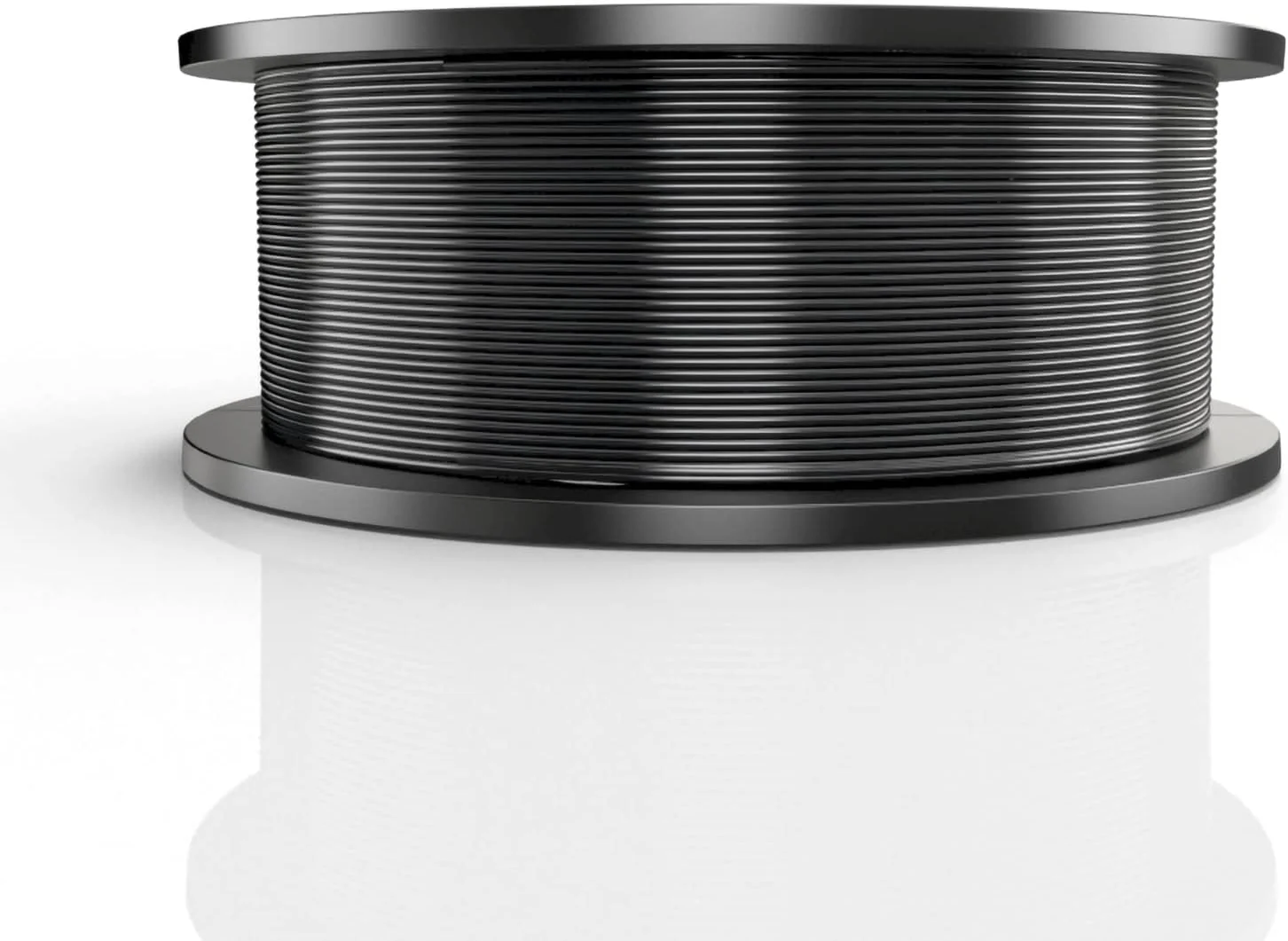 فیلامنت PLA برای پرینتر سه بعدی، قطر 1.75 میلی متر، 1 کیلوگرم، مواد مصرفی پرینت سه بعدی PLA با دقت ابعادی +/- 0.02 میلی متر، مناسب برای اکثر پرینترهای سه بعدی FDM، مشکی