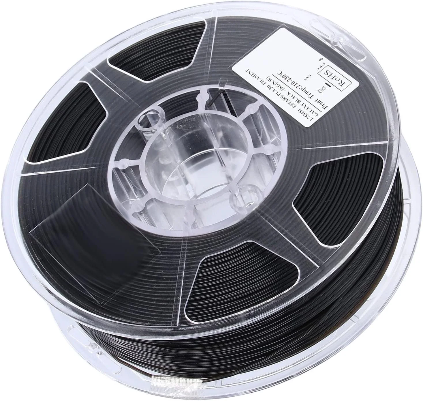 بسته فیلامنت PLA، متریال چاپ تیره، لوازم جانبی پرینتر سه بعدی، فیلامنت پرینت سه بعدی، متریال فیلامنت 1.75 میلی متر (مشکی ستاره ای درخشان)